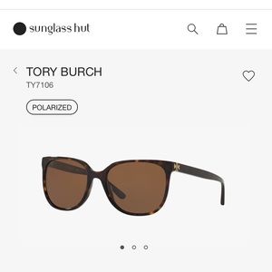 Tory Burch polarized sunglasses never worn
